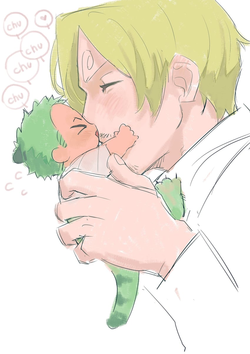 roronoa zoro and sanji (one piece) drawn by sweetdou3