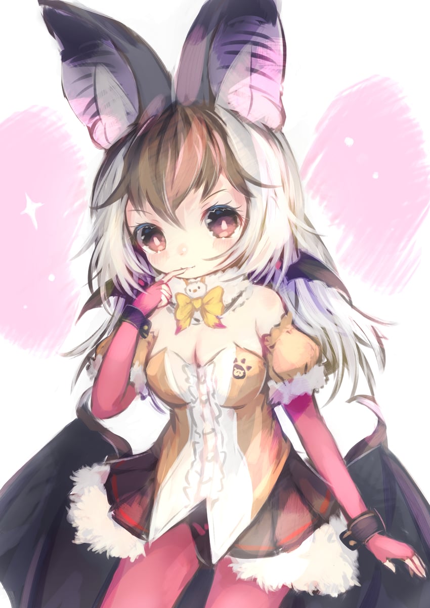 brown long-eared bat (kemono friends and 1 more) drawn by maki_gamin