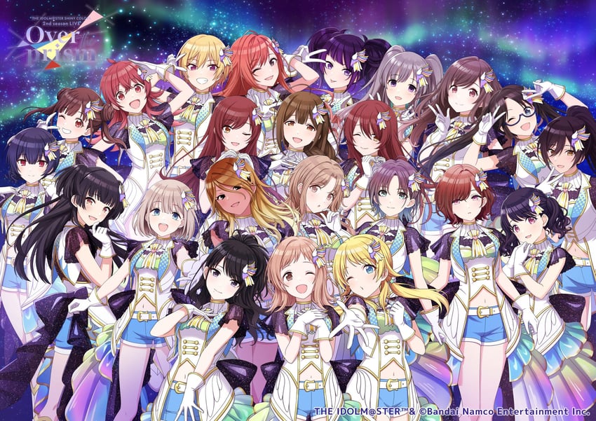 higuchi madoka, mayuzumi fuyuko, asakura toru, hachimiya meguru, fukumaru koito, and 18 more (idolmaster and 1 more)