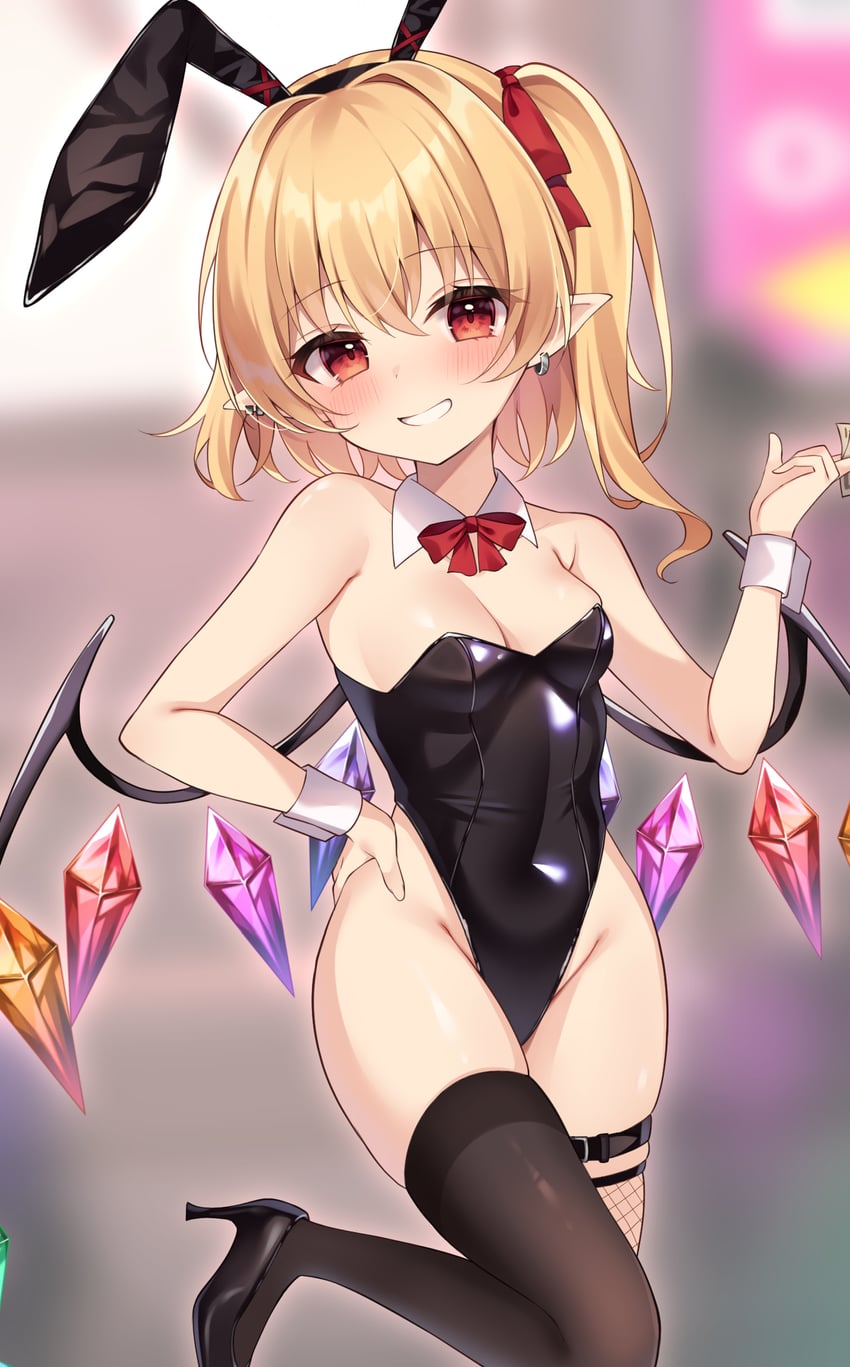 flandre scarlet (touhou) drawn by miy@