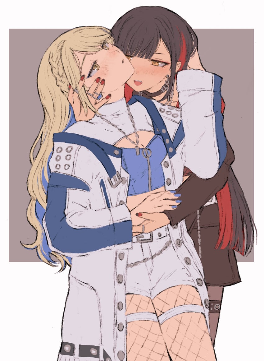 shiraishi an and azusawa kohane (project sekai) drawn by sana5353