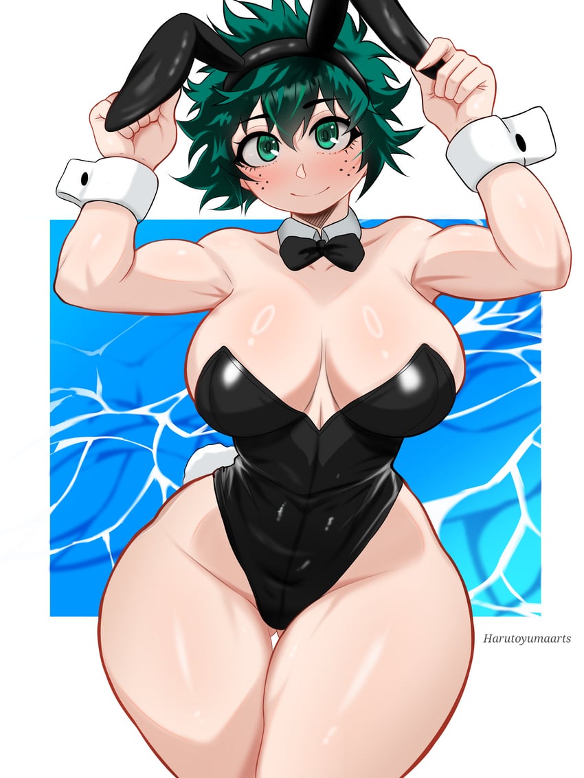midoriya izuku (boku no hero academia) drawn by harutoyumaarts