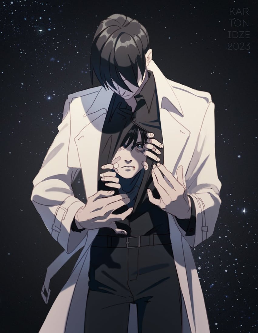 kim dokja and yoo joonghyuk (omniscient reader's viewpoint) drawn by kartonidze