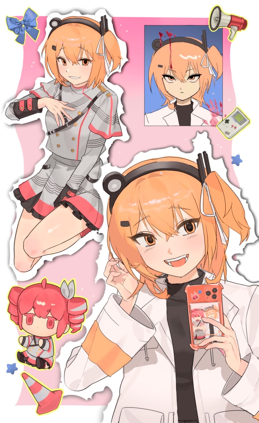 kasane teto and adachi rei (utau and 2 more) drawn by ototnmw1