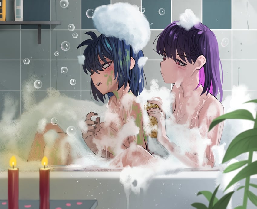 ji-yoon and minori yume (original) drawn by jourd4n