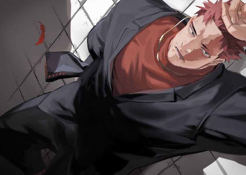 endeavor (boku no hero academia) drawn by migi_(mm86262394)