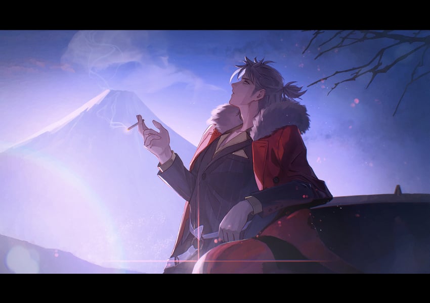 takeda shingen (fate and 1 more) drawn by fomnant