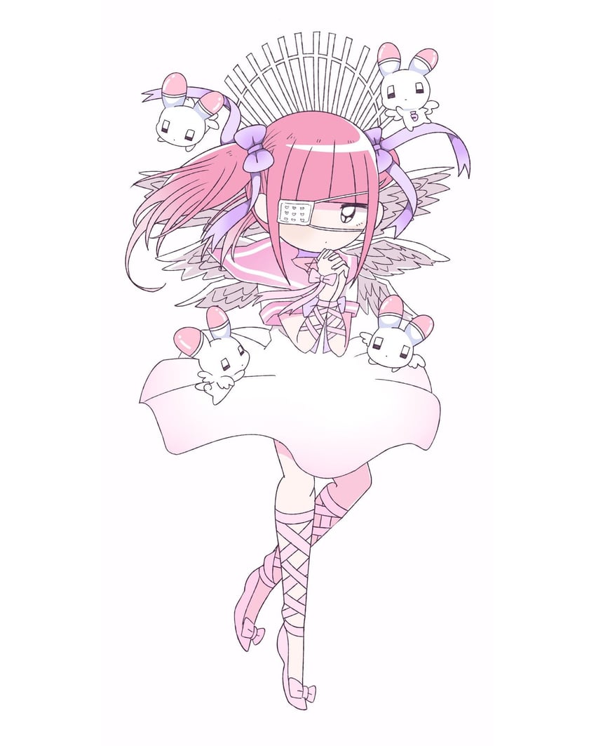 menhera-chan and usatan (menhera-chan) drawn by ezaki_bisuko