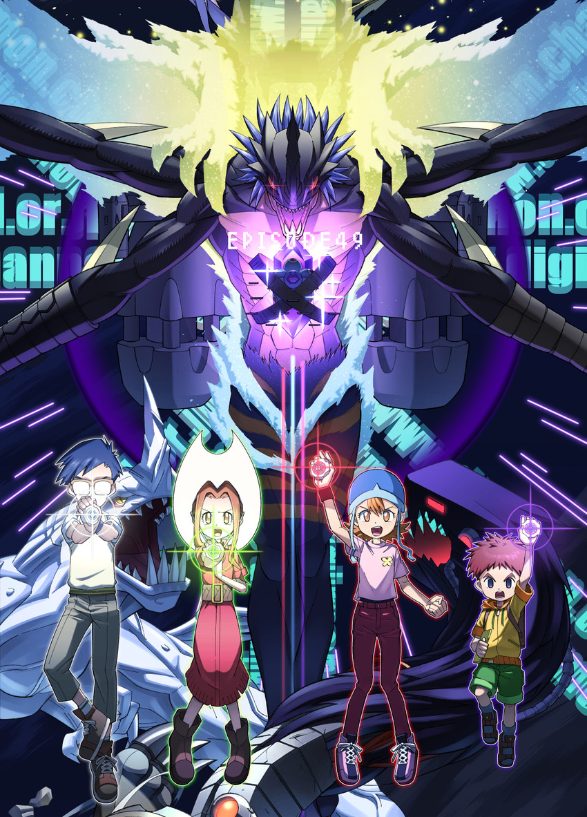 Tachikawa Mimi Takenouchi Sora Izumi Koushirou Kido Jou And Millenniummon Digimon And 1 More Drawn By b Fabio8552 Danbooru