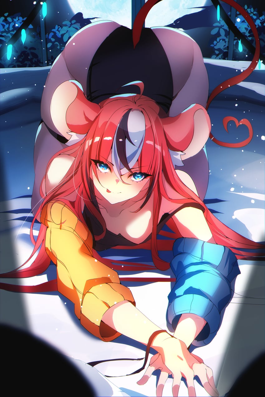 hakos baelz (hololive and 1 more) drawn by the0neulost