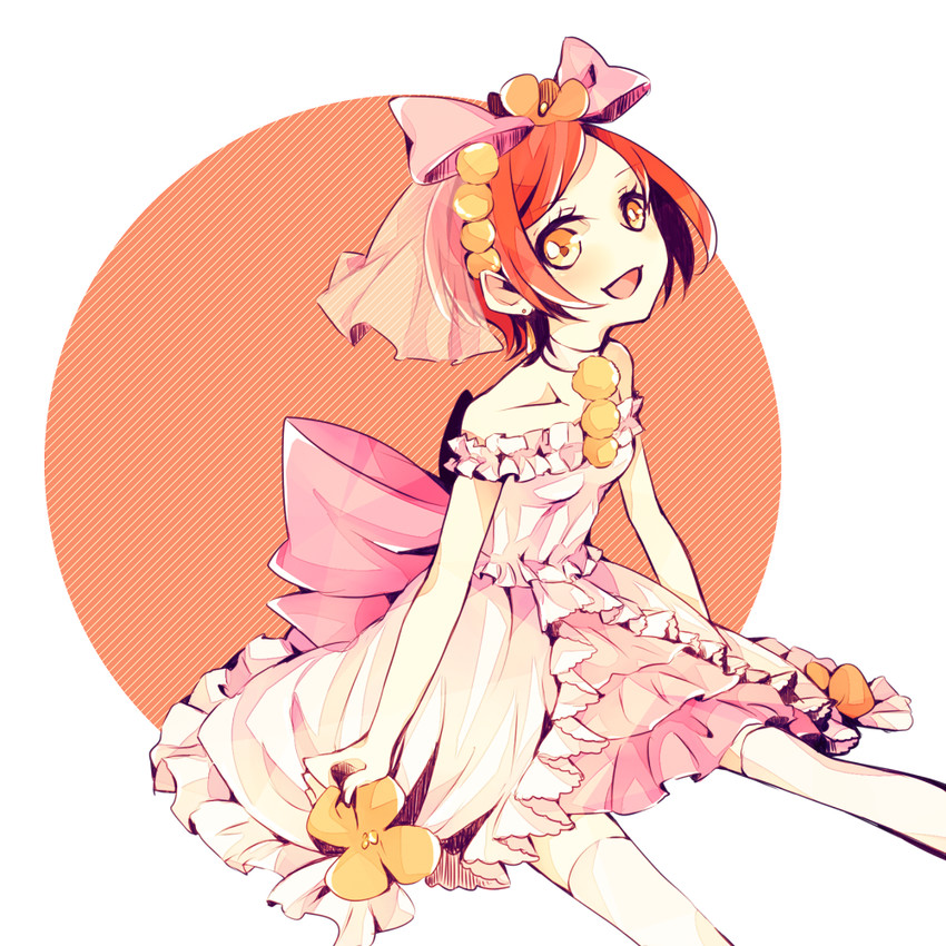 hoshizora rin (love live! and 1 more) drawn by w00p