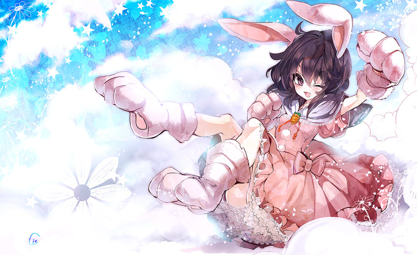 inaba tewi (touhou) drawn by cis_(carcharias)