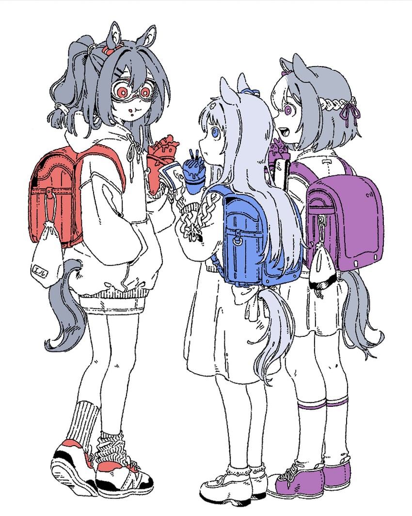 special week, grass wonder, and el condor pasa (umamusume) drawn by oo_sungnim