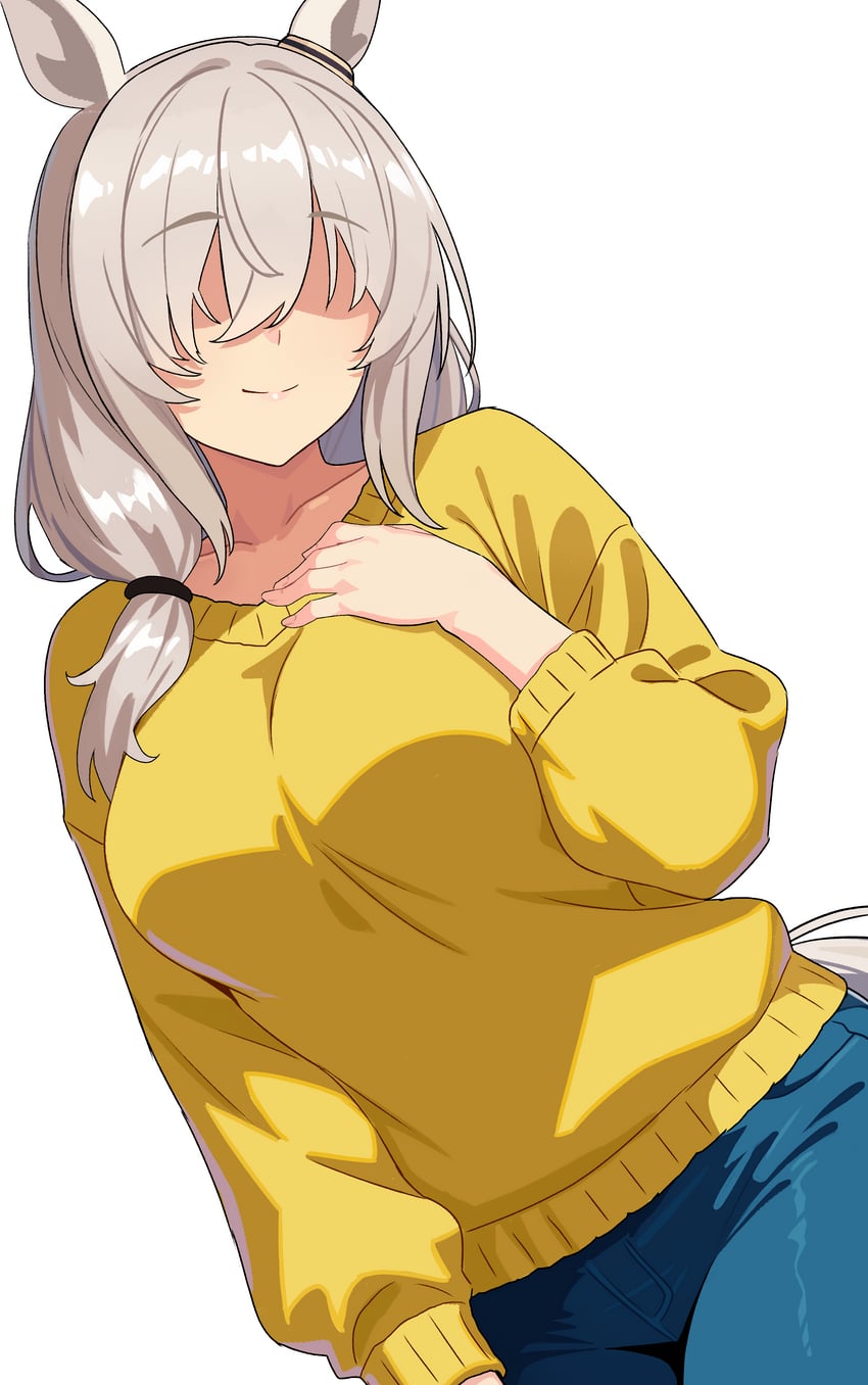 oguri cap's mother (umamusume and 1 more) drawn by reibun_(raven1119)