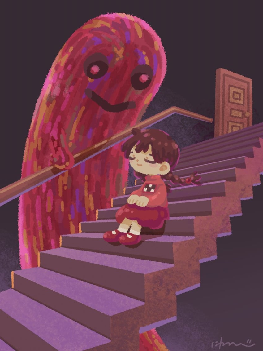 madotsuki and kyukkyu-kun (yume nikki) drawn by niwasakino_daei