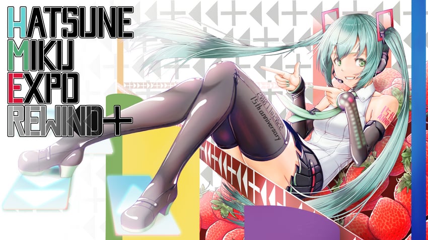 hatsune miku (vocaloid and 1 more) drawn by tom_(rock_n_tom)