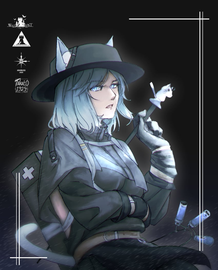 monique (arknights) drawn by takato1925