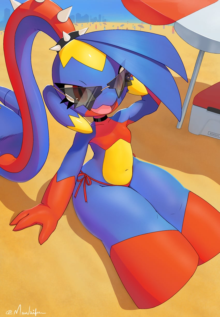 garchomp and mawile (pokemon and 1 more) drawn by mawaifu