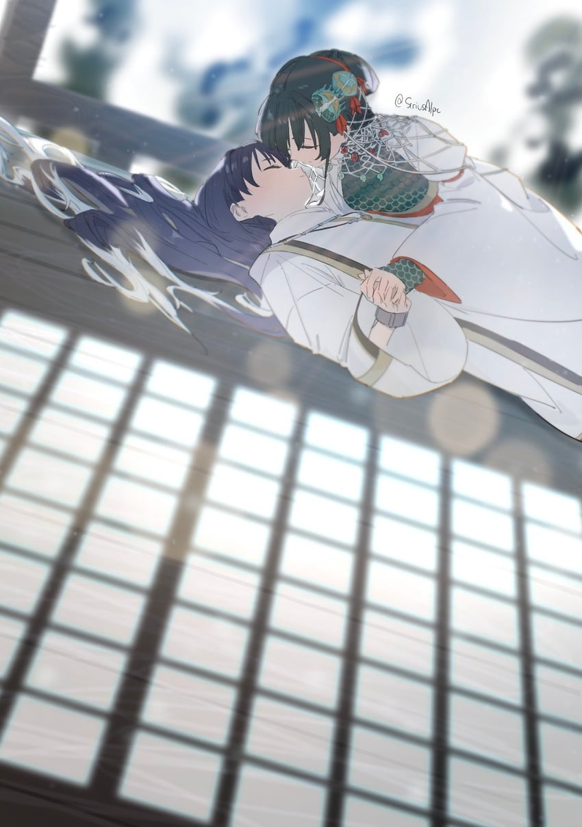 yamato takeru and ototachibana-hime (fate and 1 more) drawn by soshin_(siriusalpc)