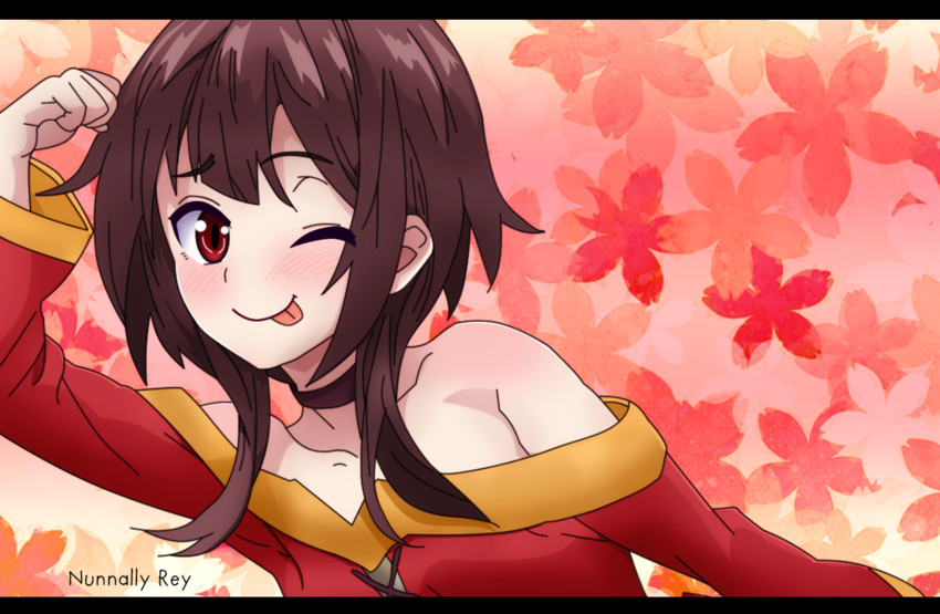 megumin (kono subarashii sekai ni shukufuku wo!) drawn by nunnallyrey