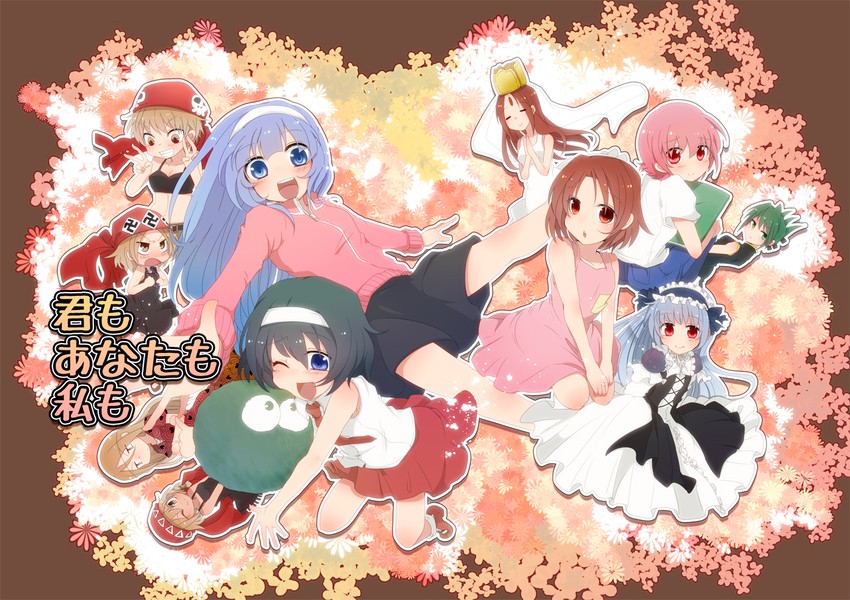 kyouyama anna, tao jun, iron maiden jeanne, tamamura tamao, usui pirika, and 1 more (shaman king) drawn by aoi_(annbi)
