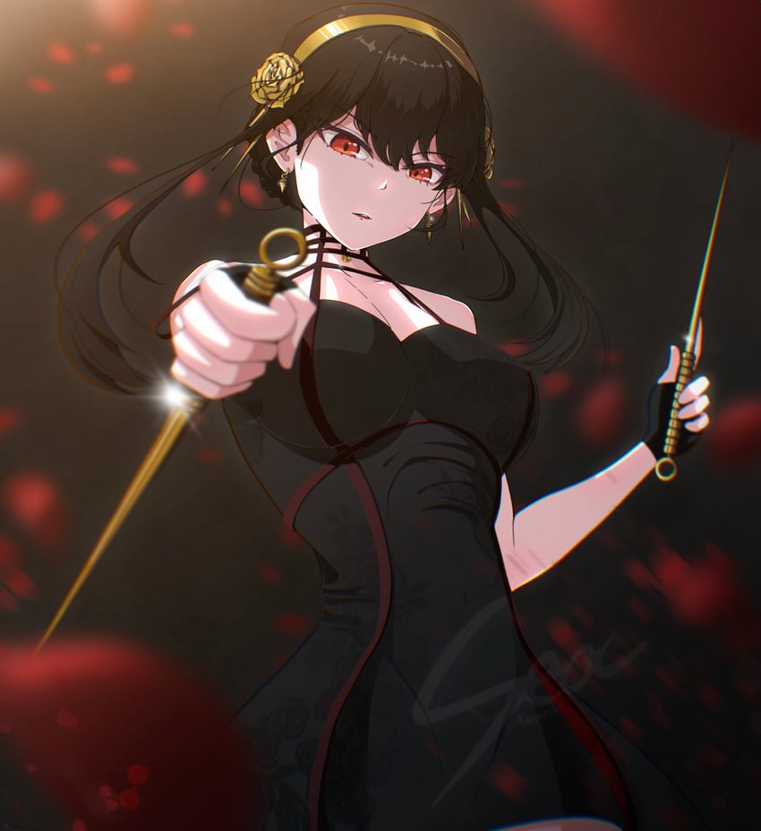 yor briar (spy x family) drawn by seoc_studios
