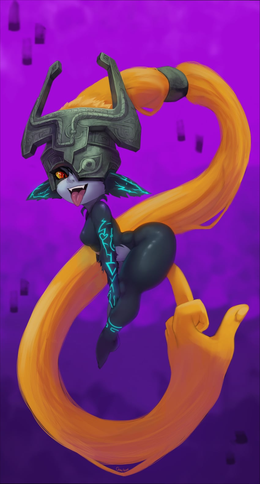midna (the legend of zelda and 1 more) drawn by cranihum