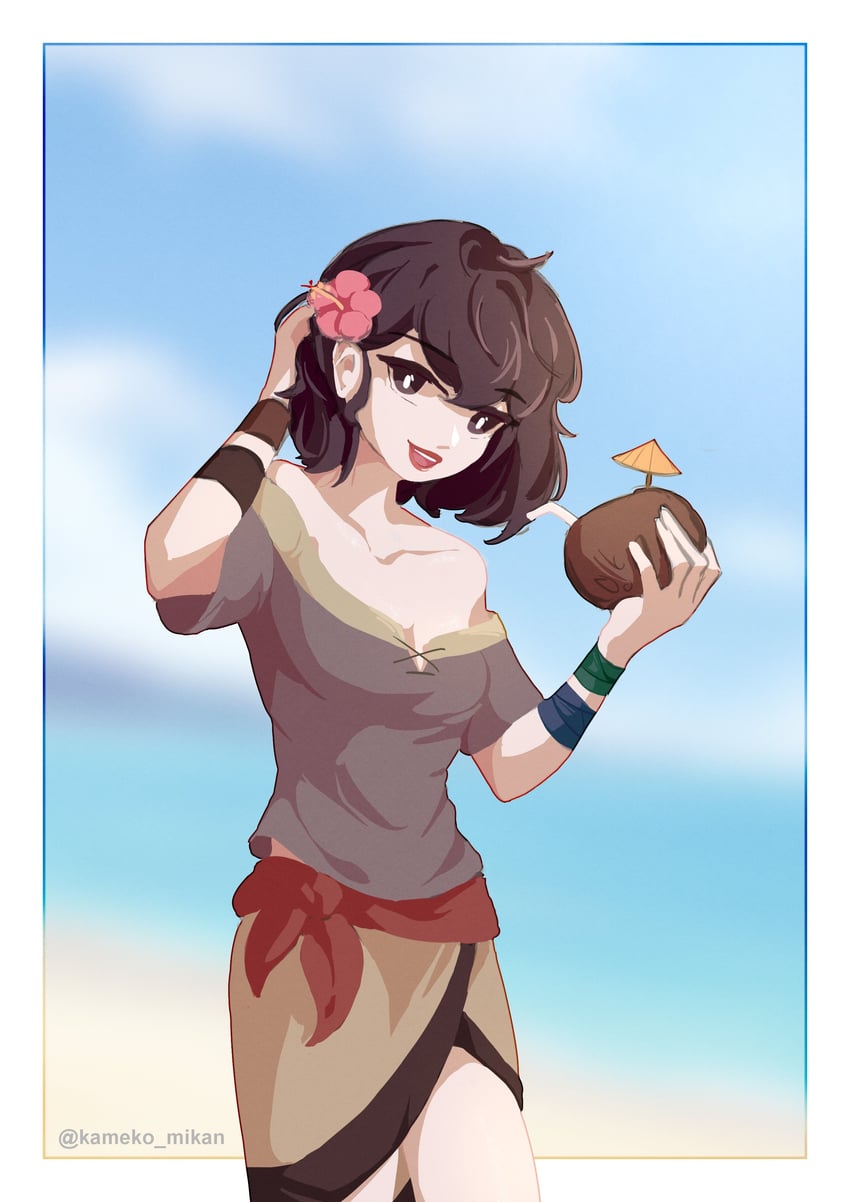 cassandra (tangled and 1 more) drawn by kameko_mikan