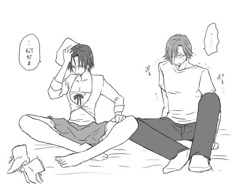 igarashi kyou and hasumi souji (seitenkango. shinyuu to) drawn by eroe