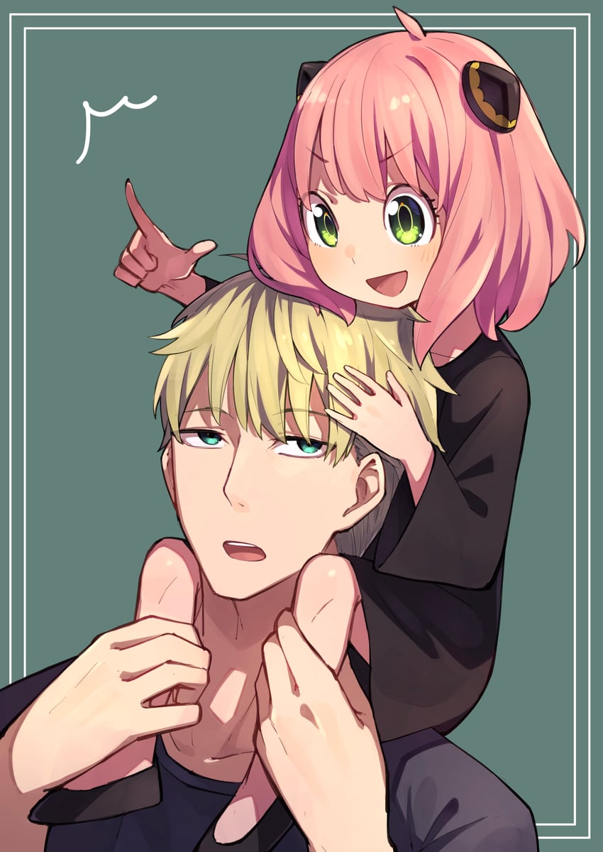 anya and twilight (spy x family) drawn by tamago_sando
