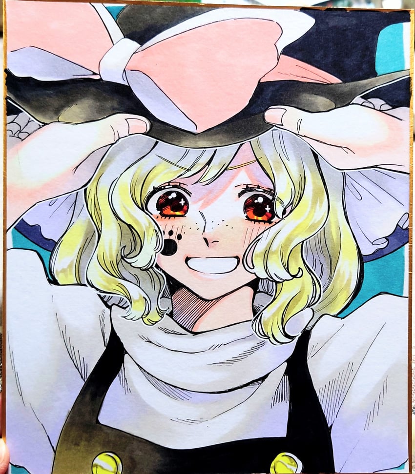 kirisame marisa (touhou and 1 more) drawn by whoru