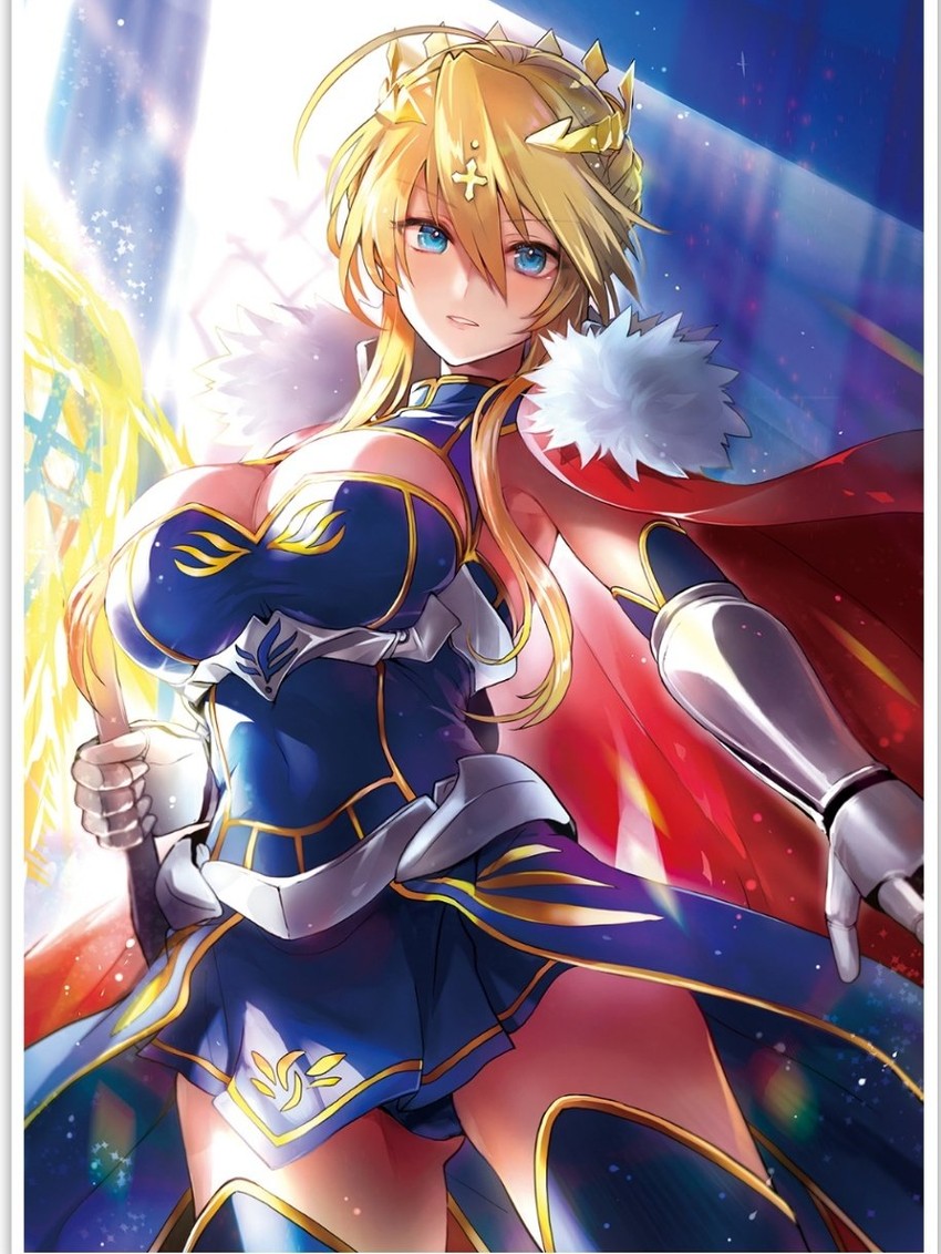 artoria pendragon (fate and 1 more) drawn by musou_yuchi