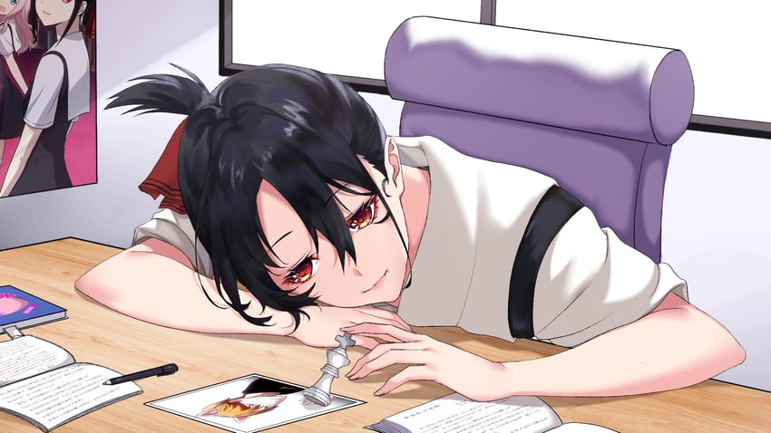 shinomiya kaguya, fujiwara chika, and shirogane miyuki (kaguya-sama wa kokurasetai ~tensai-tachi no renai zunousen~) drawn by lanzero