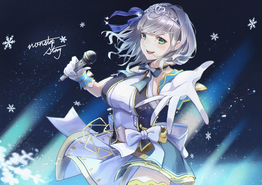 shirogane noel (hololive) drawn by soyogi_iori_(ioriwu8)