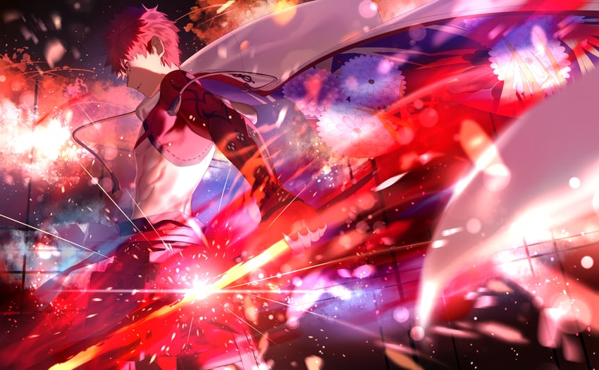 emiya shirou and senji muramasa (fate and 1 more) drawn by mashima_saki_(mashimasa)