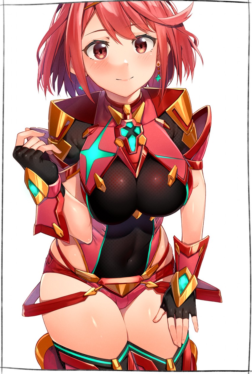 pyra (xenoblade chronicles and 1 more) drawn by kei_(soundcross)