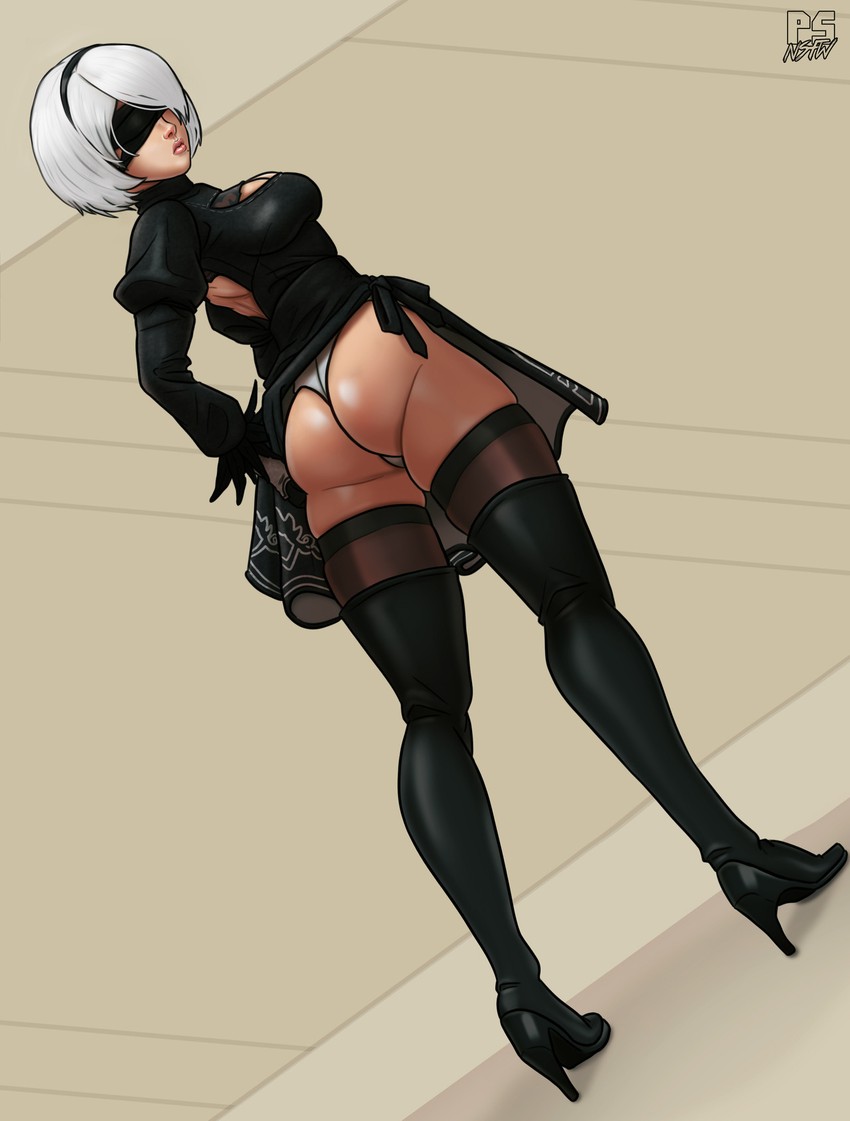 2b (nier and 1 more) drawn by ponpu_(pumpkinsinclair)