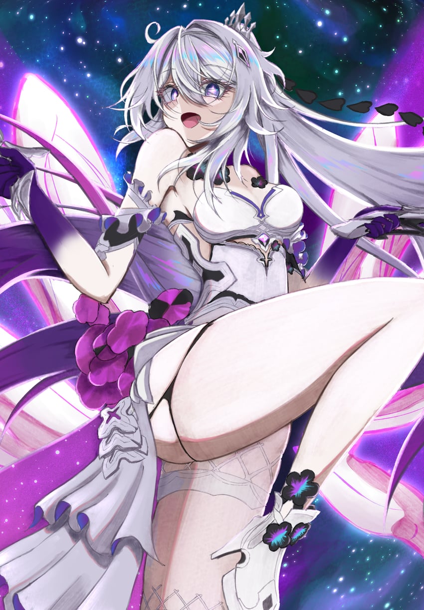 kiana kaslana (honkai and 1 more) drawn by fuji4o