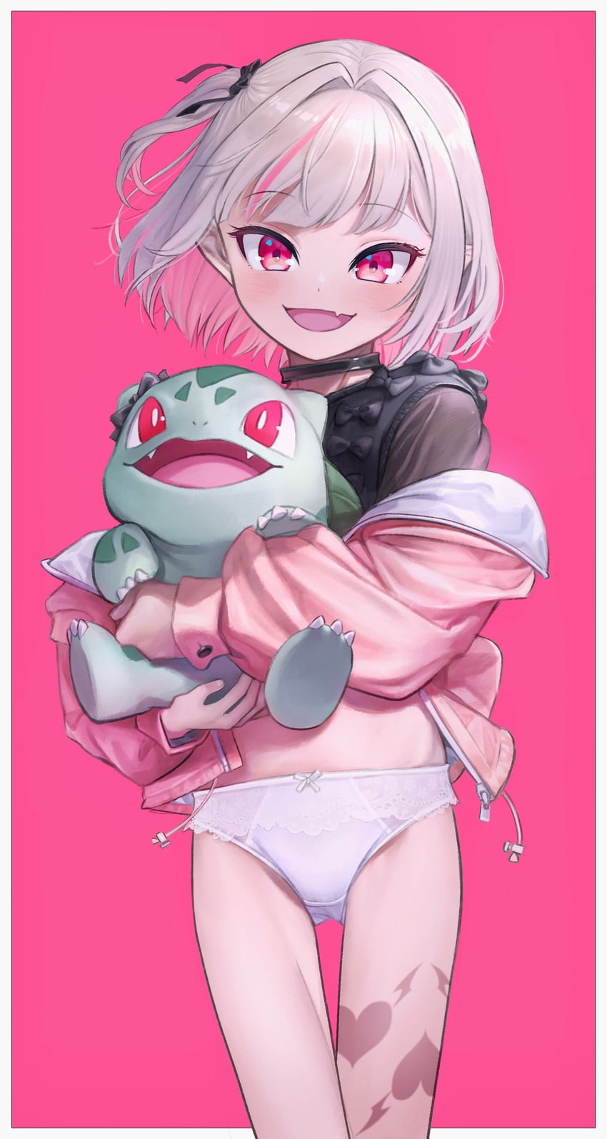 makaino ririmu and bulbasaur (pokemon and 1 more) drawn by sabamen