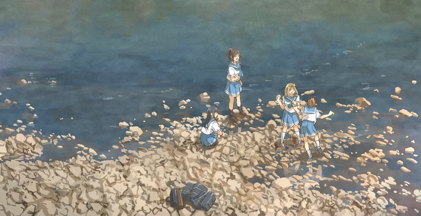 yoroizuka mizore, kasaki nozomi, nakagawa natsuki, and yoshikawa yuuko (hibike! euphonium) drawn by fuyuhino