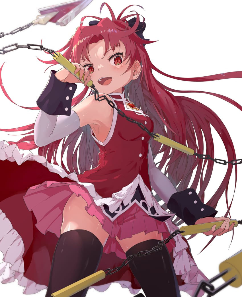 sakura kyoko (mahou shoujo madoka magica) drawn by puella_anko