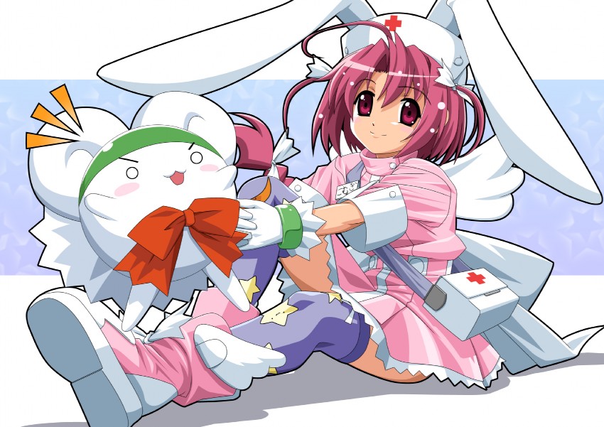 nakahara komugi and mugimaru (nurse witch komugi-chan) drawn by halhal