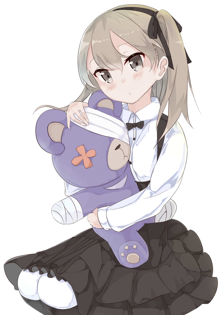 shimada arisu and boko (girls und panzer) drawn by ozaya
