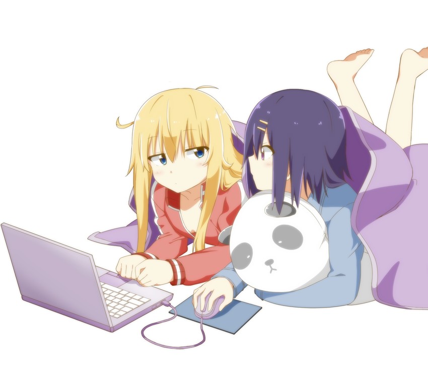 gabriel tenma white and vignette tsukinose april (gabriel dropout) drawn by shigure_(sigre)