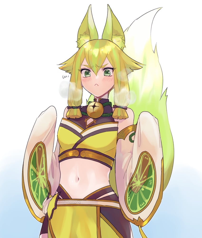 hu-li the jewel mikanko (yu-gi-oh!) drawn by ishinonono