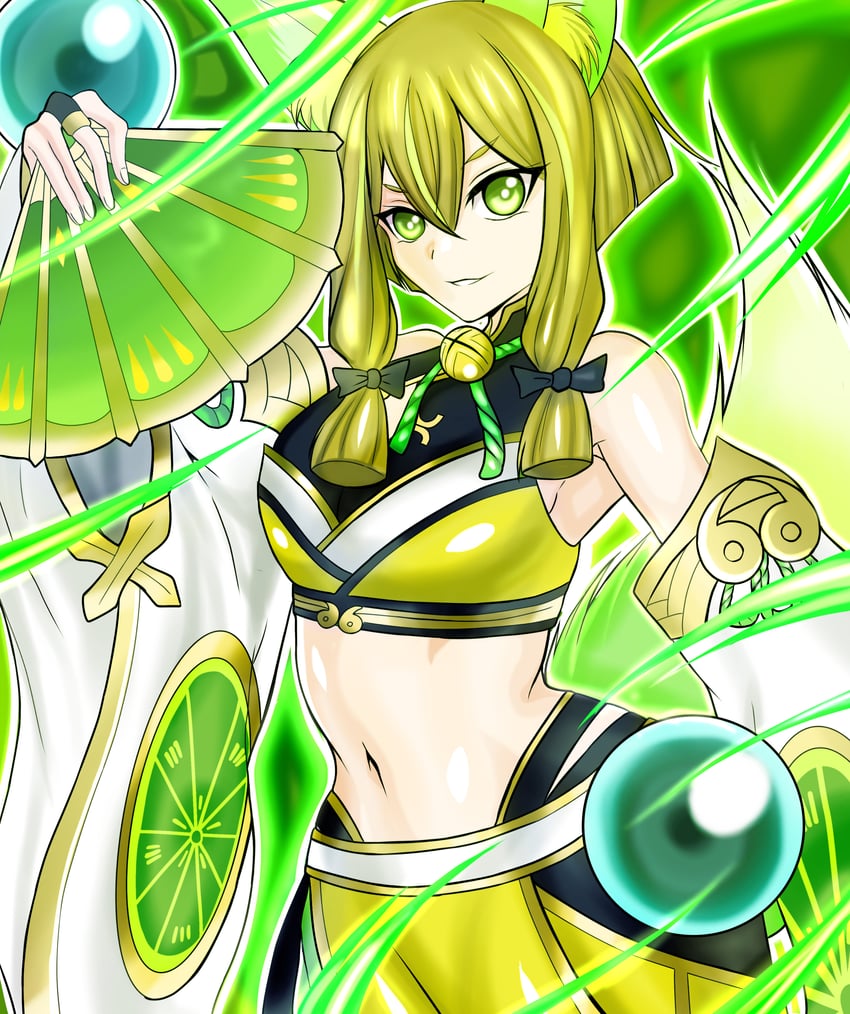 hu-li the jewel mikanko (yu-gi-oh!) drawn by suzu_(zsru8573)