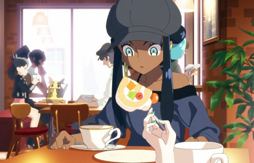 marnie, nessa, sonia, and morpeko (pokemon and 2 more)