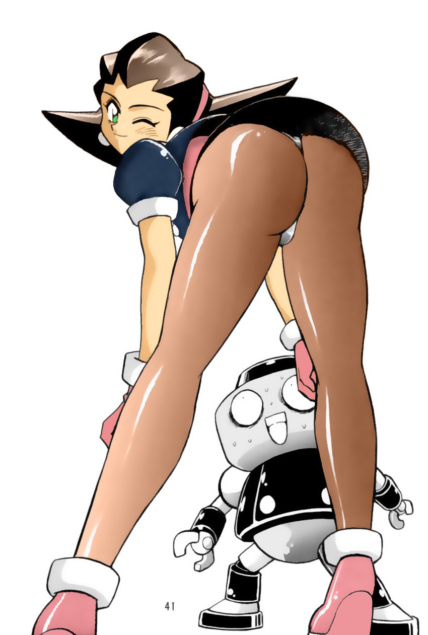 tron bonne and servbot (mega man and 1 more)