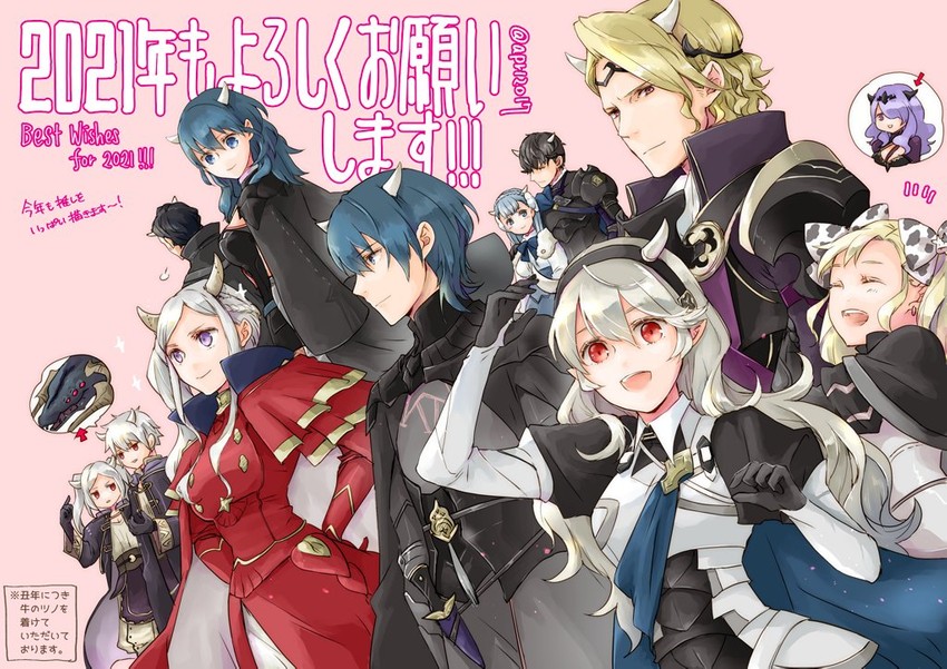 female byleth, edelgard von hresvelg, female corrin, female robin, male byleth, and 8 more (fire emblem and 5 more) drawn by robaco