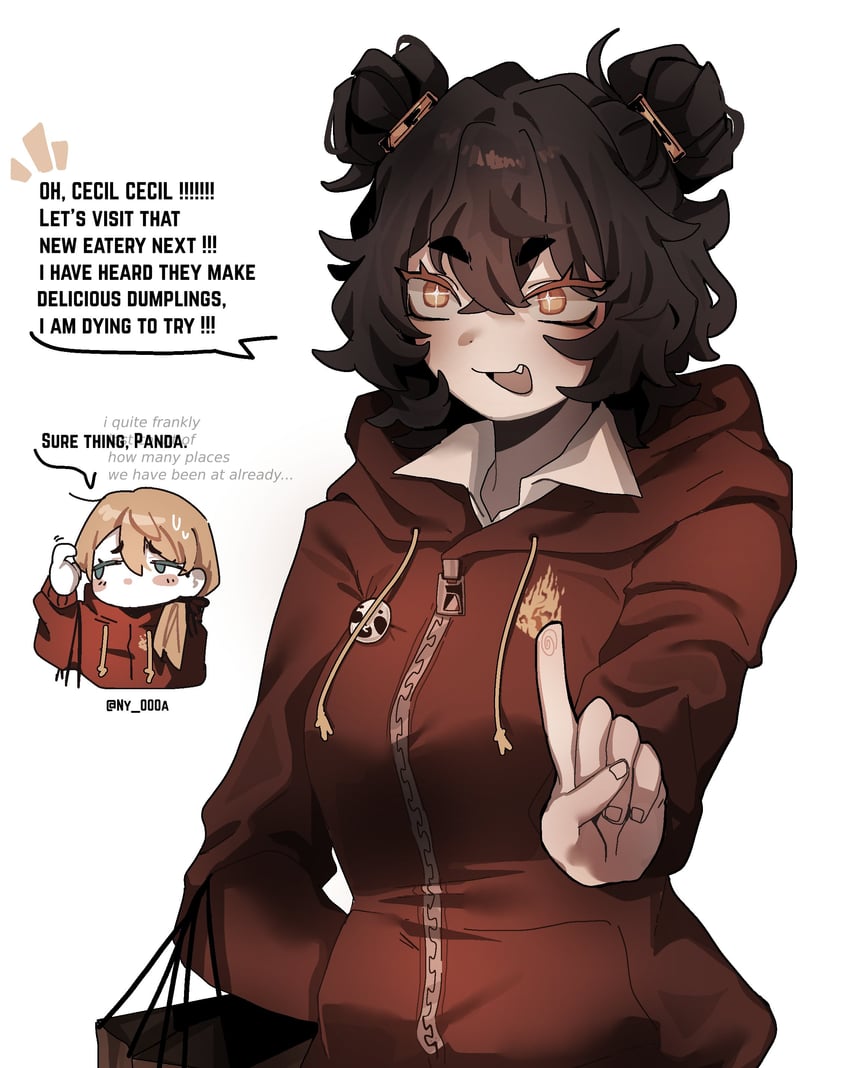 mei and cecil (project moon and 1 more) drawn by ny_000a